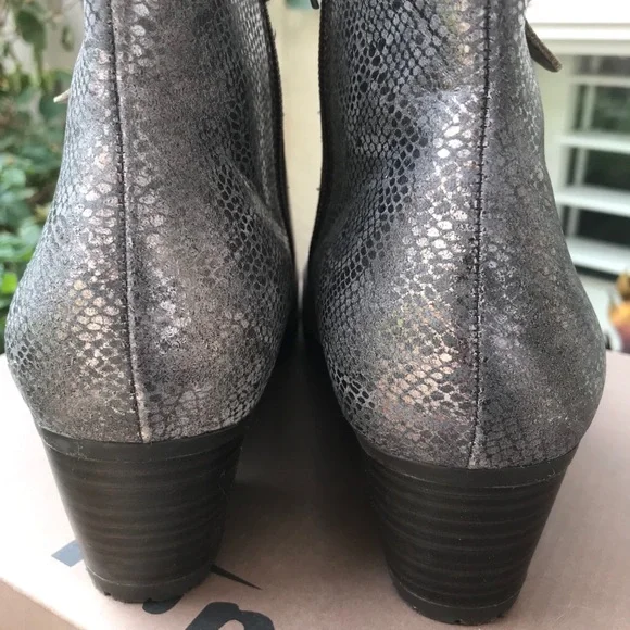 COPY - Taupe Genuine Leather Booties - Picture 6 of 7